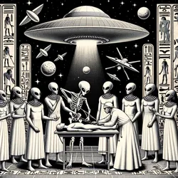 Die alten Ägypter bekamen medizinische Unterweisung von Außerirdischen.