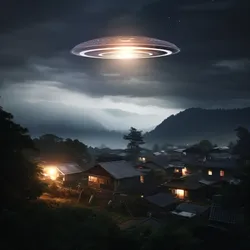 So könnte das UFO ausgesehen haben, das Hiroko gesehen hatte